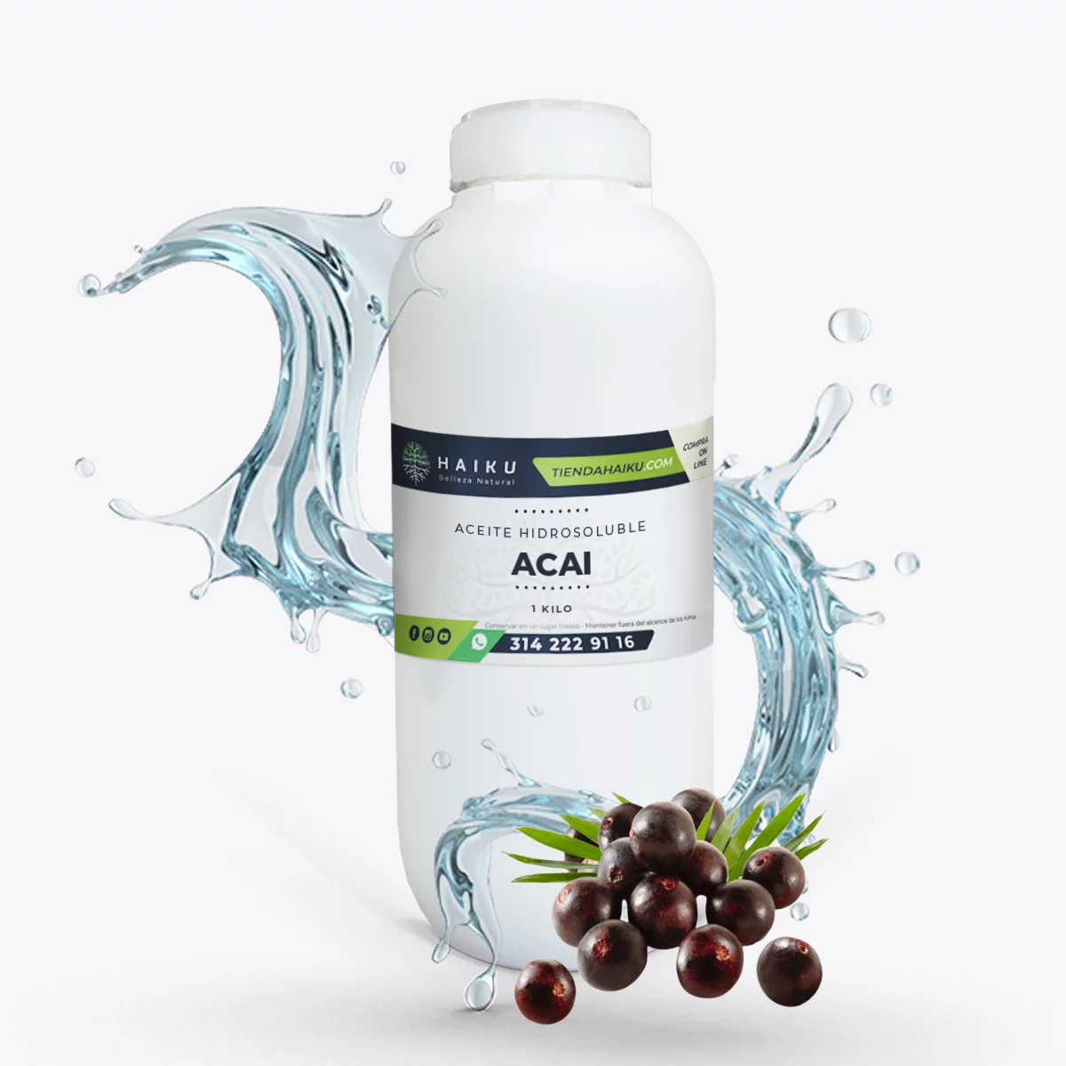 Aceite Hidrosoluble De Acai