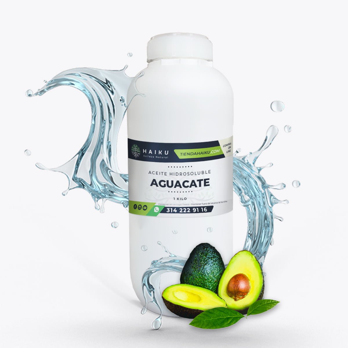 Aceite Hidrosoluble De Aguacate - Haiku