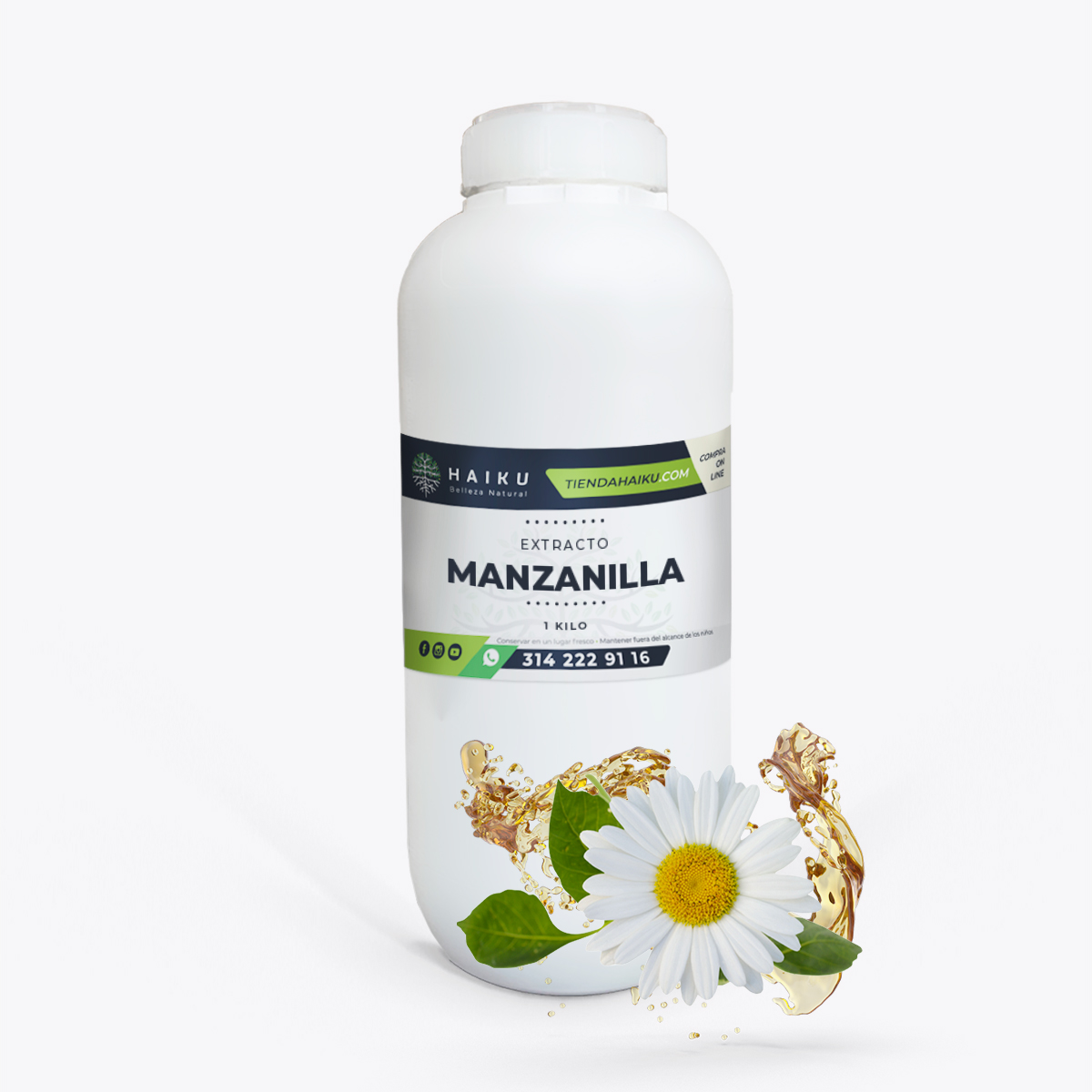 Jabón de Manzanilla, Extractos Naturales