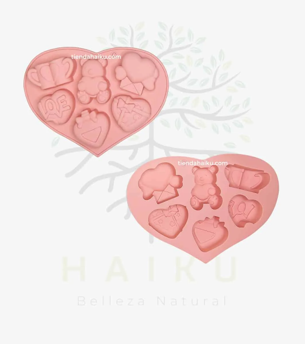 Molde de Silicona Corazón Amor