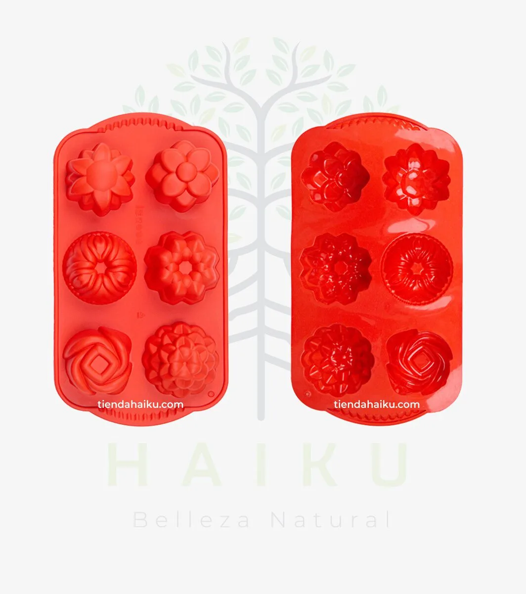 Molde de Silicona Mix Flores