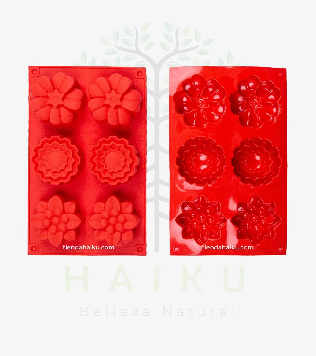 Molde de Silicona Flores Grandes