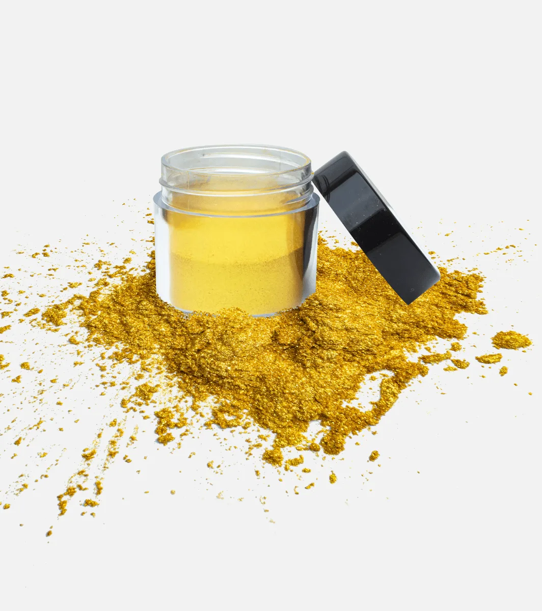 Mica Cosmética Dorada