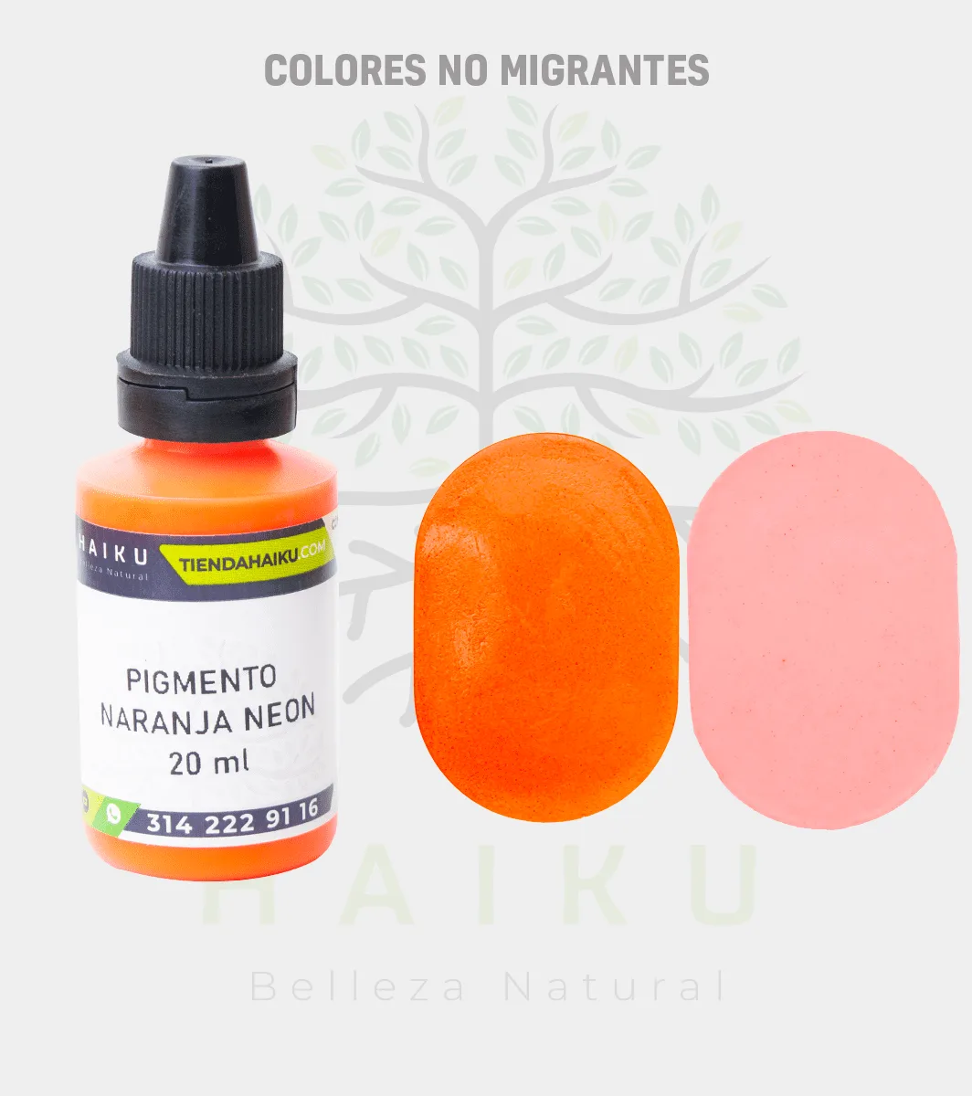 Pigmento Naranja Neón