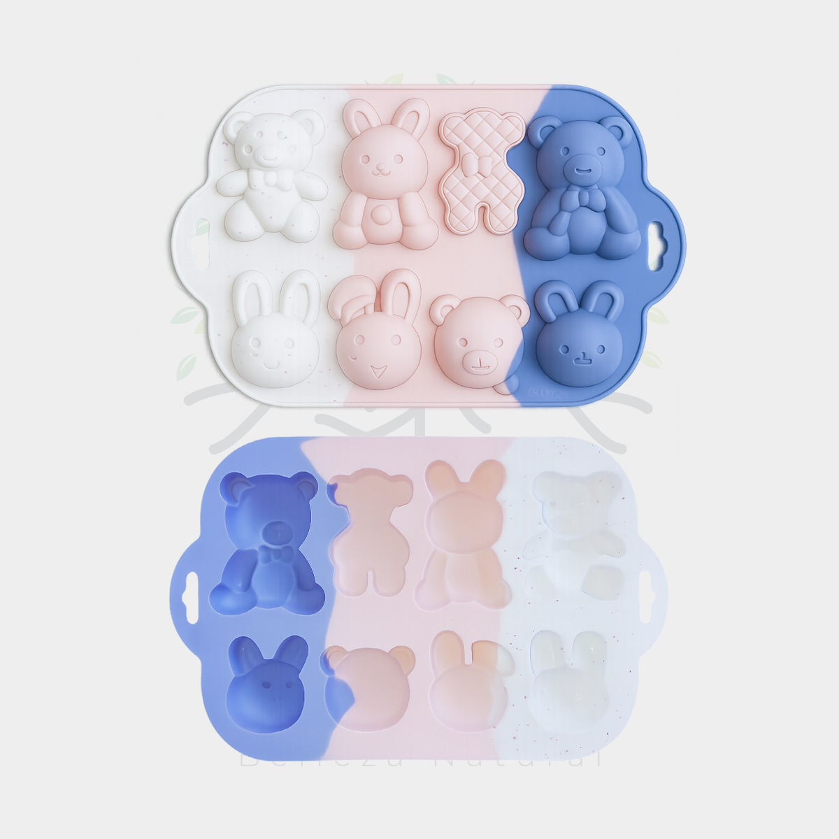 Molde Silicona Ositos