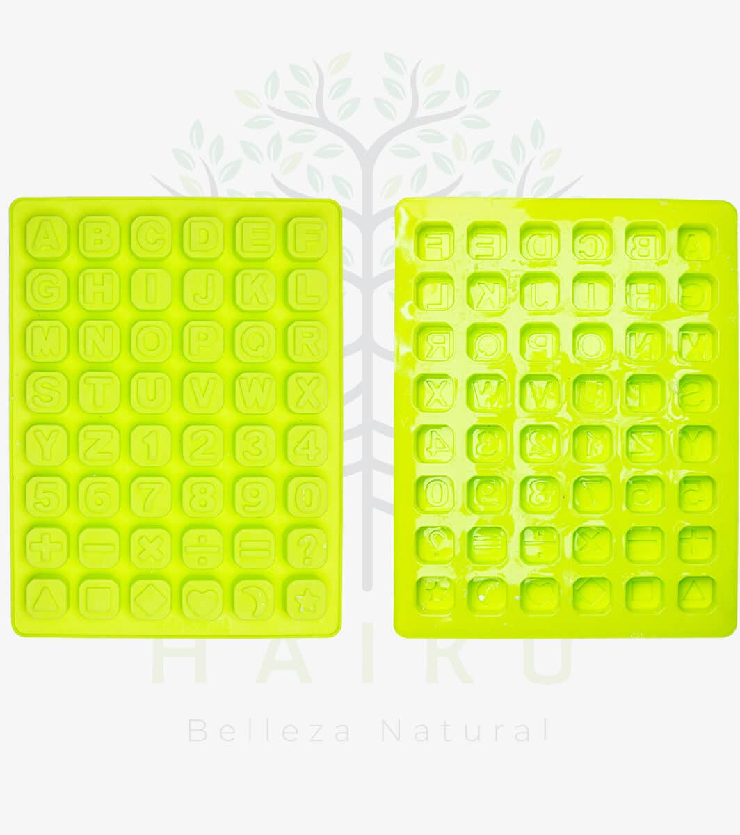 Molde Letras Pequeñas Relieve
