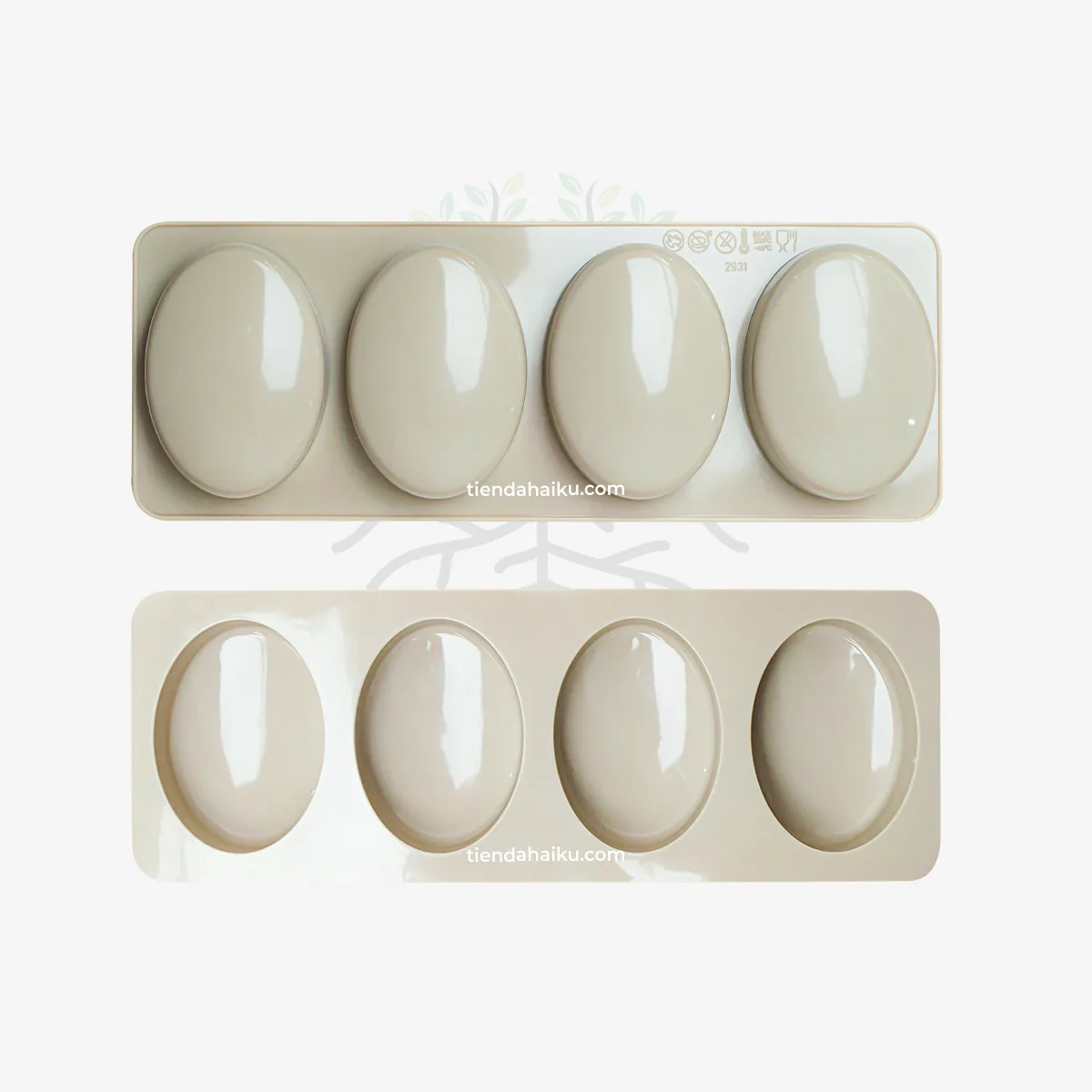 Molde silicona Ovalado x 4