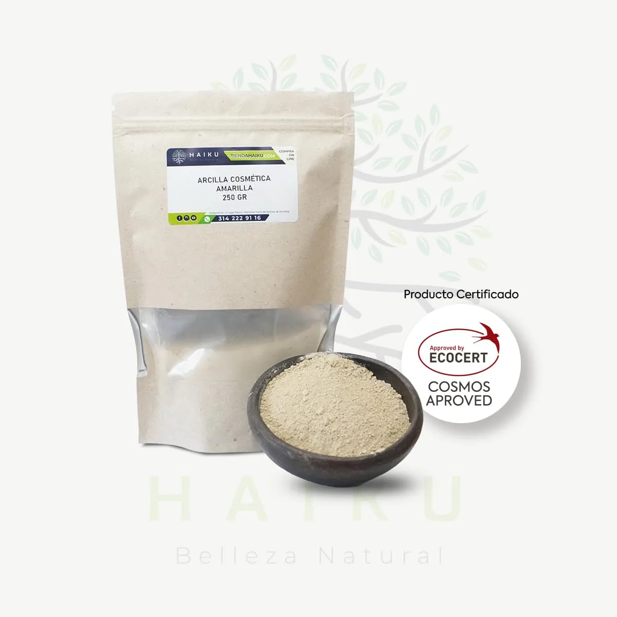 Arcilla Cosmética Amarilla