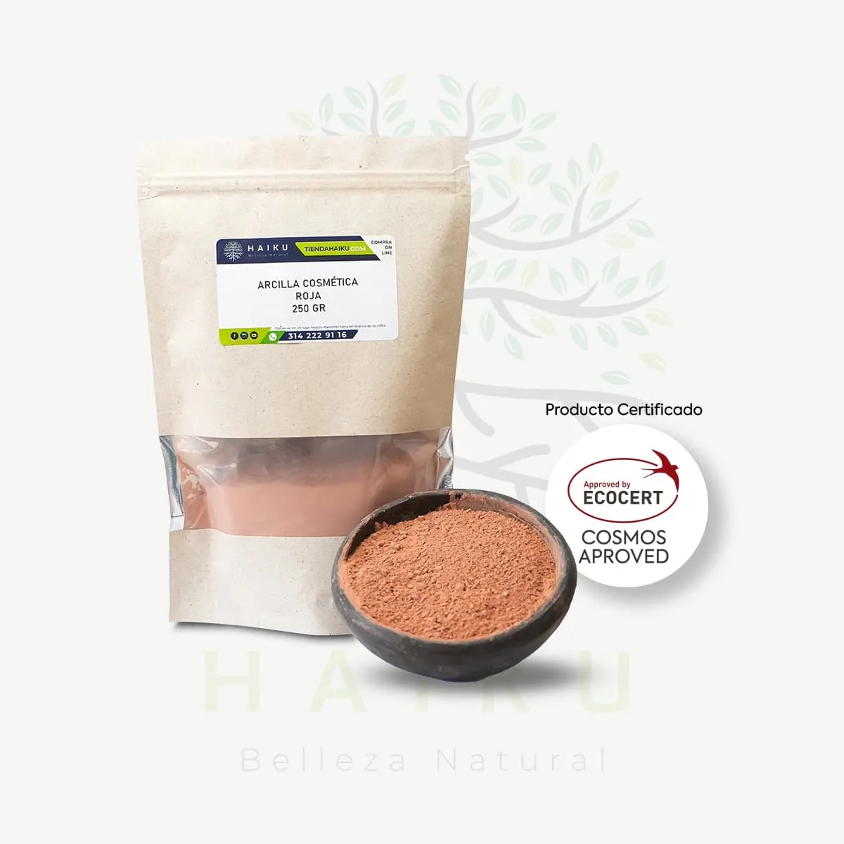 Arcilla Cosmética Roja