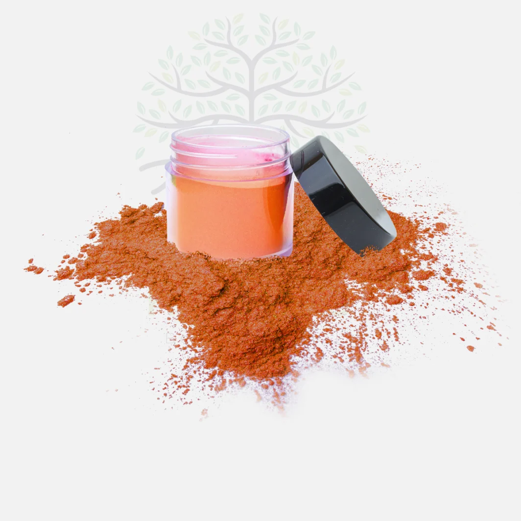 MICA COSMETICA ROJO MARRON