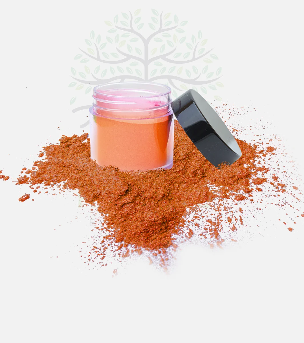 MICA COSMETICA ROJO MARRON