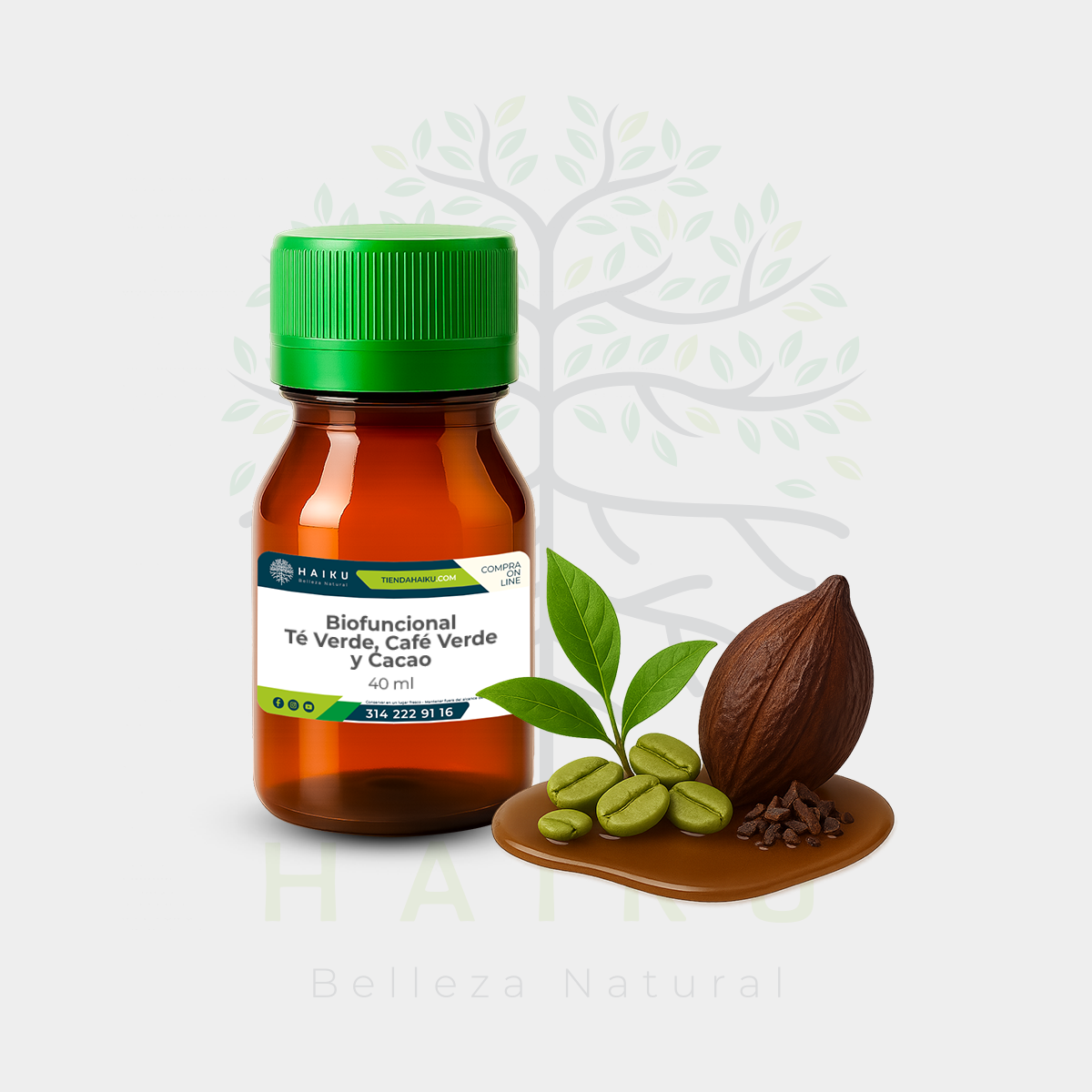 Biofuncional Té Verde, Café Verde y Cacao